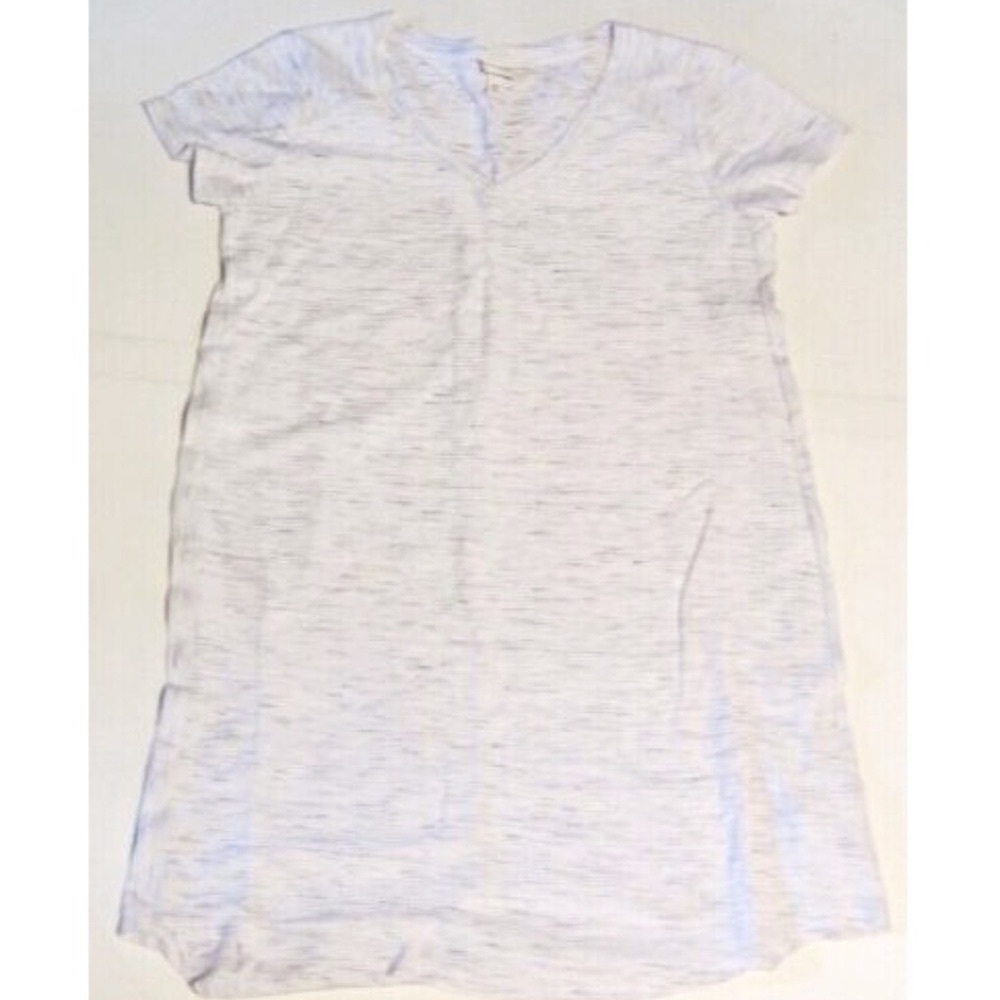NWT Vintage Y2K Merona by Target Shift Dress Ribbed in Cement Heathered Gray